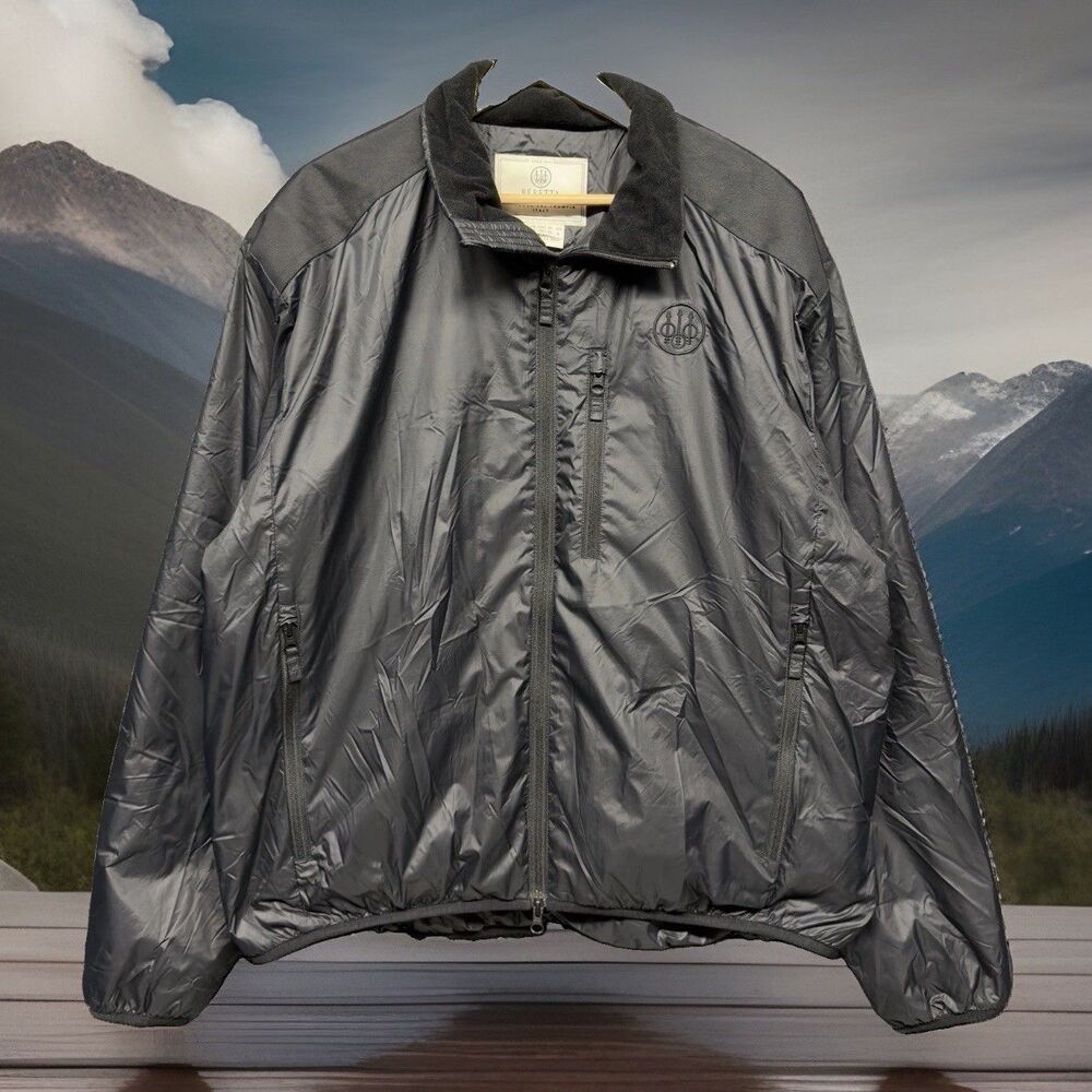 Beretta Polartec Alpha Insulated Shooting Jacket Mens XL Black Tactical Hunting